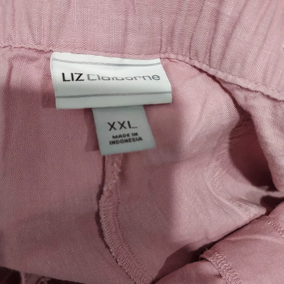 Liz Claiborne Victorian Pink Classic Straight Leg Cropped Pant in Size XXL - Picture 11 of 13